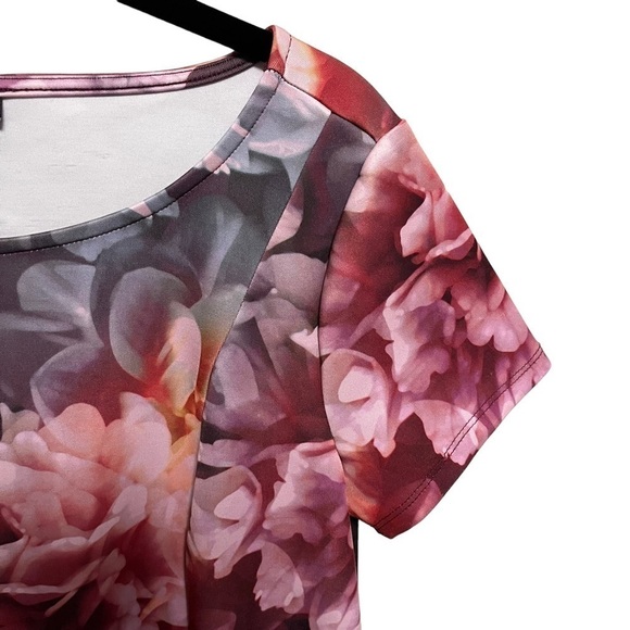 Torrid Multi Floral Scuba Knit Dress - Picture 7 of 10